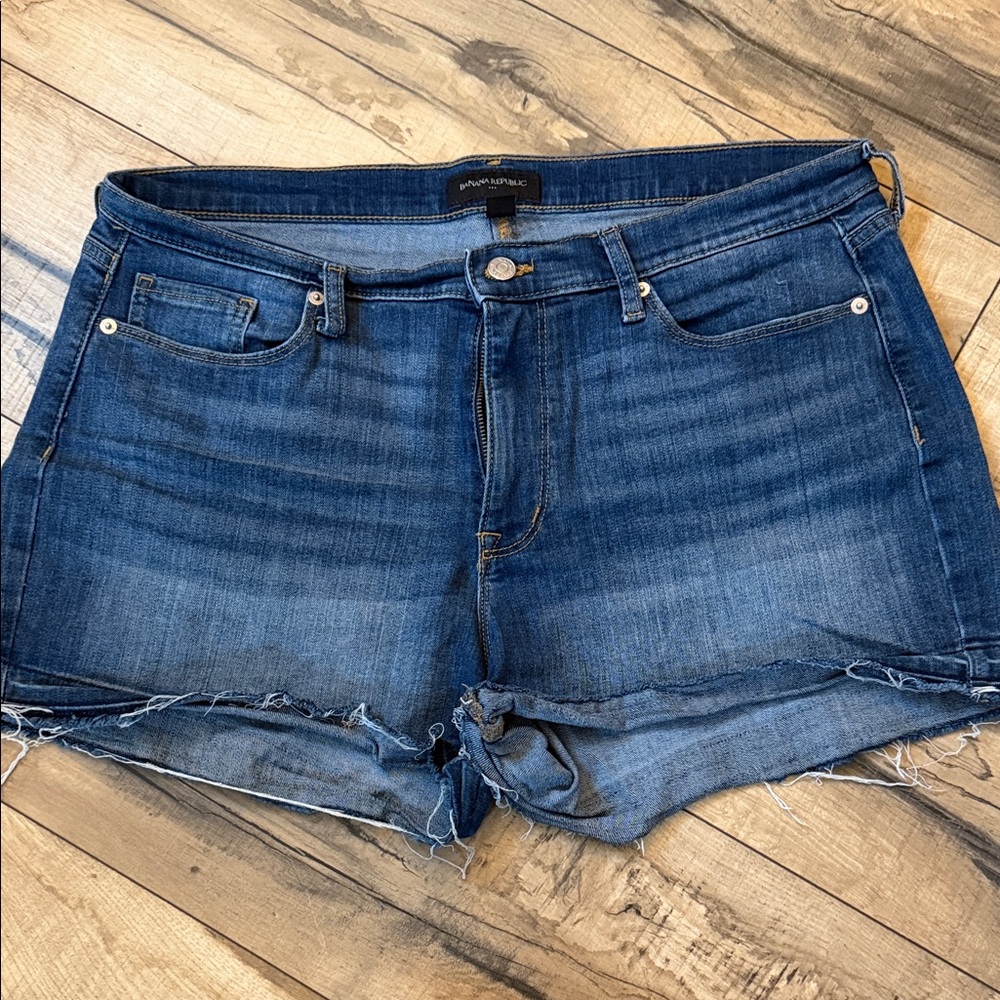 Banana Republic Dark Blue Denim Shorts